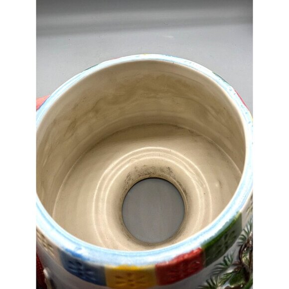 Yankee Candle Ceramic Shade Candle Topper With Festive Winter Fence Bird Design‎ - Picture 8 of 8